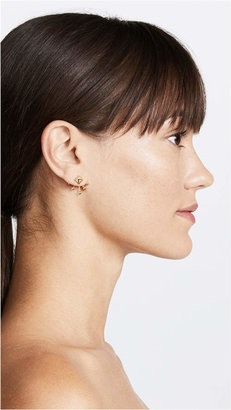 Rebecca Minkoff Pyramid Fan Stud Earrings