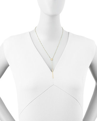 Lana 14k Gold Chime Lariat Necklace, 17"L