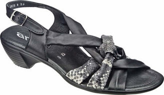 ara Women's Pinkie 35165 - Black/Dark Grey Snake Leather Casual Shoes