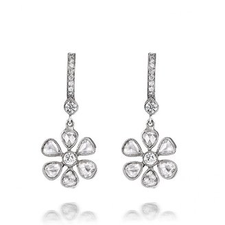 Astley Clarke Diamonds White Daisy Earrings