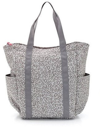 Roxy White Sand Leopard Print Handbag