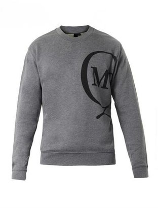 McQ Logo-print cotton sweatshirt