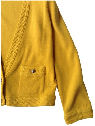Chanel Yellow Cashmere Knitwear