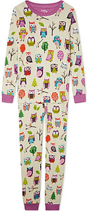 Hatley Owl-print pyjama set 2-12 years