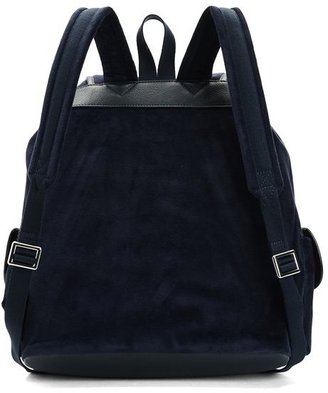 Juicy Couture Iconic Crest Velour Backpack