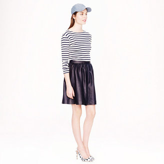 J.Crew Collection leather skirt