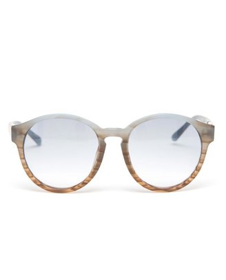 3.1 Phillip Lim ‘Frosted Typhoon’ Round Acetate Sunglasses