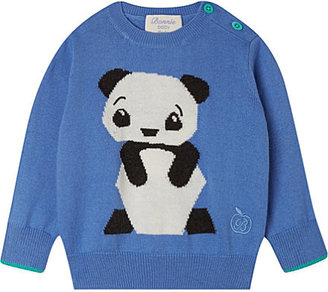 Bonnie Baby Perry panda intarsia knitted sweater 2-3 years