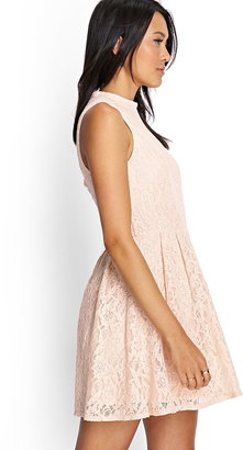 Forever 21 Lace Fit & Flare Dress