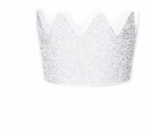 DAY Birger et Mikkelsen My Little Silver glitter paper crown - set of 8