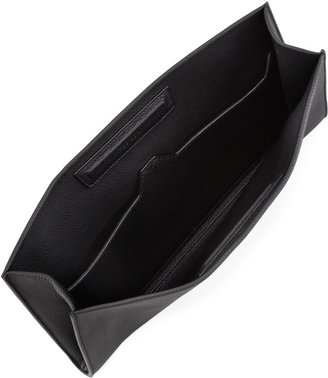 The Row Small Wrap Clutch Bag, Black
