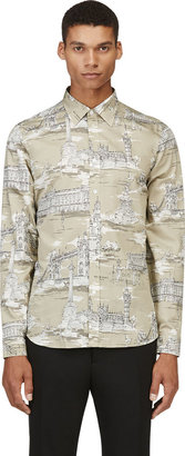 Burberry Taupe London Landmark Shirt
