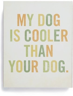 Nordstrom LUCIUS DESIGNS 'My Dog Is Cooler' Wood Block Art