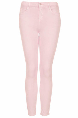 Topshop MOTO Pale Pink Leigh Jeans