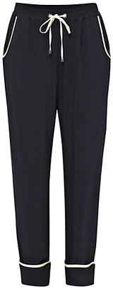 French Connection Spring Winter Tie Trousers, Utility Blue