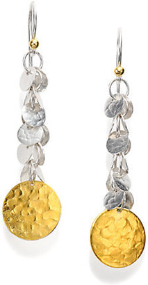 Gurhan Lush Sterling Silver & 24K Yellow Gold Drop Earrings