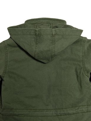 Ralph Lauren Hooded Cotton Canvas Field Jacket