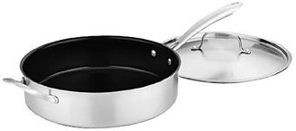 Cuisinart GGT33-30H GreenGourmet Tri-Ply Stainless 5qt Saute Pan w/ Helper Handle & Cover