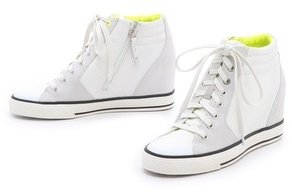 DKNY Cindy Canvas Wedge Sneakers