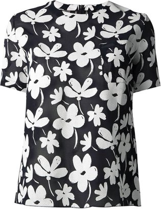 Marni floral print blouse