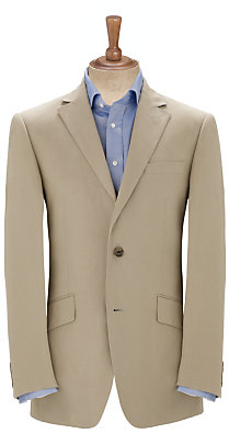 John Lewis 7733 John Lewis Silk and Linen Suit Jacket, Stone