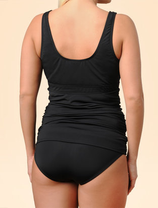 A Pea in the Pod Side Ruched Maternity Swim Top