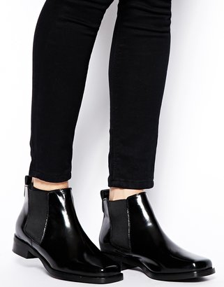 ASOS AMSTERDAM Leather Chelsea Ankle Boots