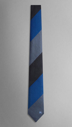 Burberry Bold Diagonal Stripe Silk Tie