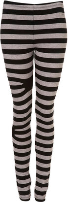 Ann Sofie Back Black Stripe Leggings By Ann-Sofie Back For Topshop**