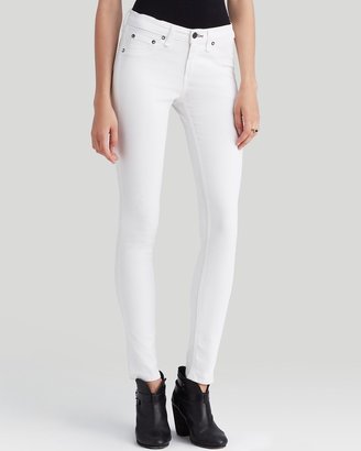 Rag and Bone 3856 rag & bone/Jean Jeans - The Legging in Coated White