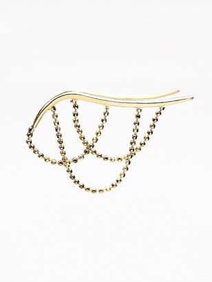 Free People Knobbly Draping Chains Ear Pin