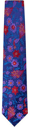 Duchamp Peacock Floral tie