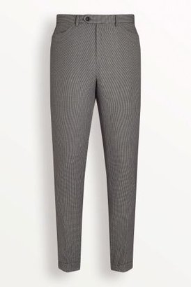 Next Grey Puppytooth Skinny Cropped Trousers
