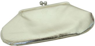 Anya Hindmarch Gold Leather Clutch bag