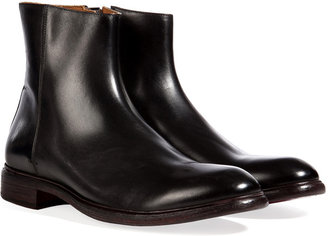 Paul Smith Shoes Leather Ankle Boots in Black