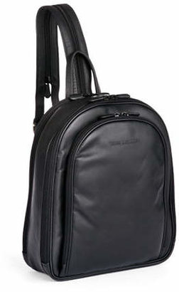Derek Alexander Three Zip Organizer Backpack-BLACK-One Size