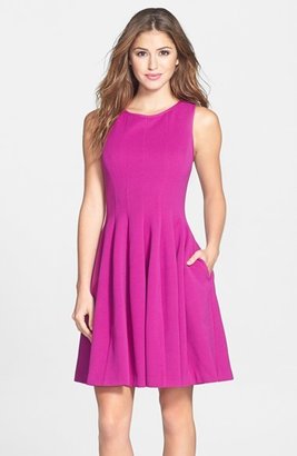 Betsey Johnson Textured Fit & Flare Dress