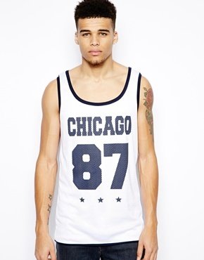 Another Influence Chicago Basketball Vest - White