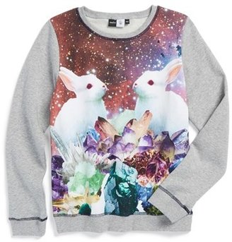 Molo 'Marika Bunny' Graphic Sweatshirt (Little Girls & Big Girls)