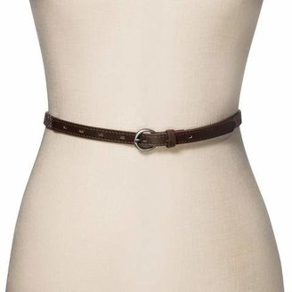 Mossimo Women's Glitter and Solid Belt Set