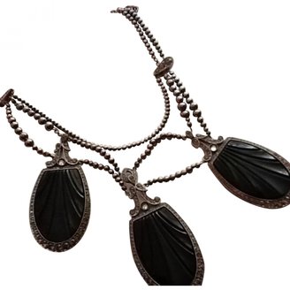 Christian Dior Black Steel Necklace