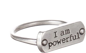 Dogeared I Am Powerful Ring