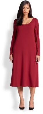 Eileen Fisher Eileen Fisher, Sizes 14-24 Jersey Scoopneck Dress