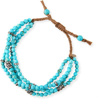 Tai 4-Strand Turquoise Beaded Bracelet