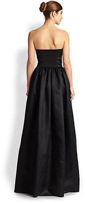 Black Halo Mykel Strapless Gown