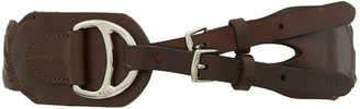 Lauren Ralph Lauren Braided equestrian leather belt