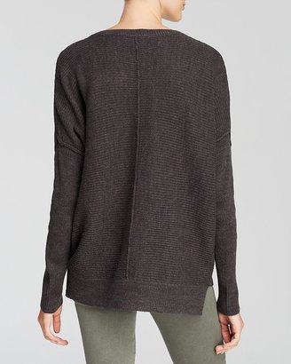 Aqua Sweater - Rib Drop Shoulder