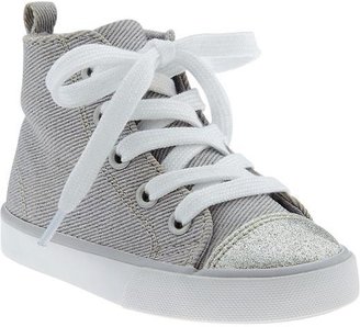 Old Navy Glitter-Canvas High-Tops for Baby