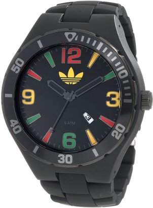 adidas Men's Melbourne ADH2646 Black Resin Quartz Watch with Black Dial