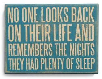 PRIMITIVES BY KATHY 'No One Looks Back' Box Sign